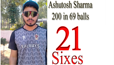 Sixer King, 21 sixes in T-20 match, Scored 200 runs