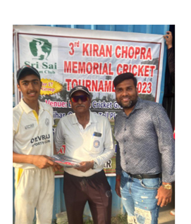 Shri Sai Cricket Club reached in the final of Kiran Chopra Memorial Cricket Tournament, Tanmay Singh’s century