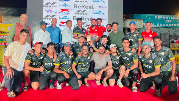 Delhi Technological University won the Ahawan Cricket Cup title