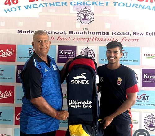 Sporting Club defeated Collage Sports Club; Dhruv Kaushik scored a brilliant century