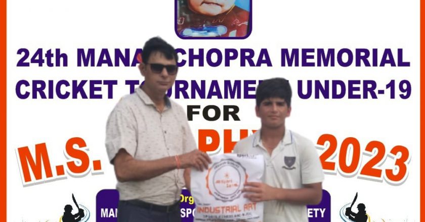 LB Shastri Cricket Club’s easy victory over Young Friends Club in Manav Chopra Cricket Tournament