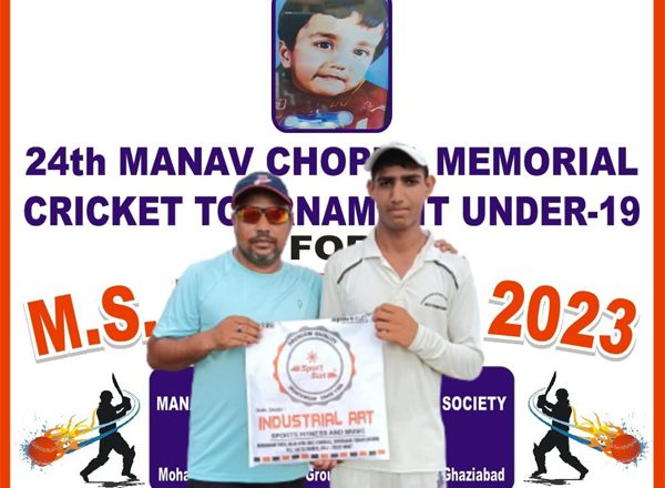 Telefunken Cricket Club in the quarter finals of Manav Chopra Cricket Tournament by defeating SB Youth Club